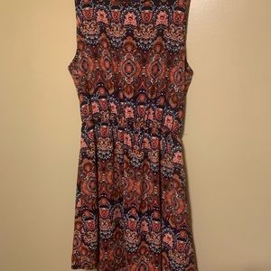 Altar'd State sleeveless summer Dress size L with keyhole back